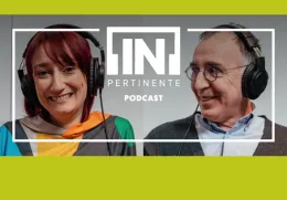 Imagem de Ana Markl e do sociólogo Pedro Góis, a nova dupla de sociedade do [IN]Pertinente podcast