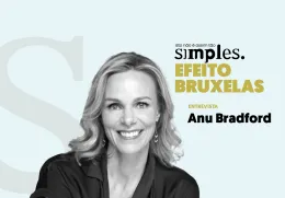 Imagem ilustrativa do programa «Efeito Bruxelas não é assim tão simples» com Anu Bradford