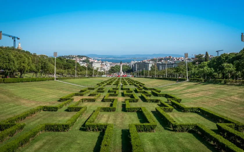 Imagem do Parque Eduardo VII, em Lisboa