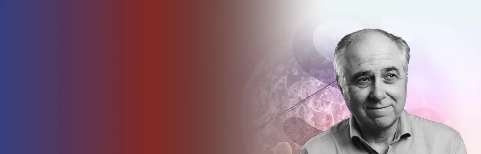 Imagem ilustrativa do programa «Genética não é assim tão simples» com o biólogo Alfonso Martinez Arias