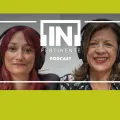 Imagem da dupla do [IN]Pertinente Podcast: A socióloga Anália Torres e da radialista Ana Markl