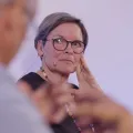 Maria José Roxo, autora do ensaio «Desertificação em Portugal», no Praça da Fundação