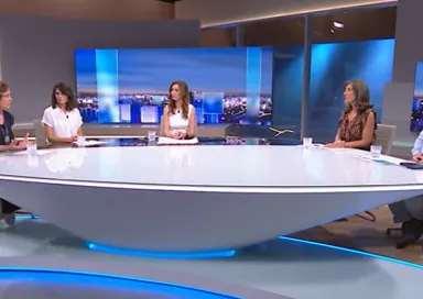 Imagem do debate sobre as escolas que precisamos para o futuro
