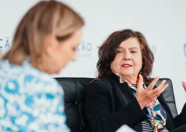 Imagem do debate «Que presente para o património cultural?, na Feira do Livro de Lisboa