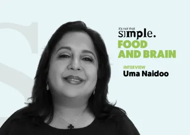 Imagem de Uma Naidoo para o programa «Alimentação e cérebro não é assim tão simples»