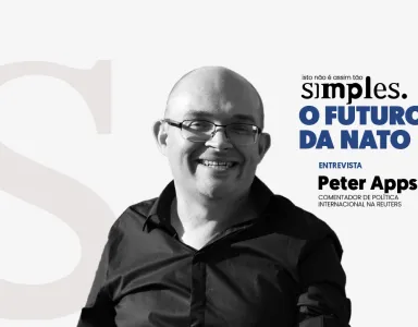 Imagem ilustrativa do programa «O futuro da NATO não é assim tão simples», com Peter Apps
