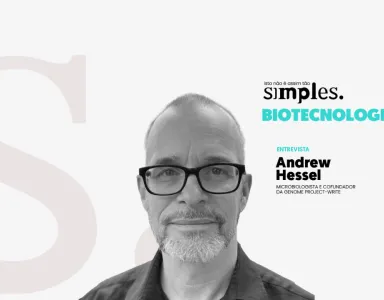 Imagem ilustrativa do programa «Biotecnologia não é assim tão simples», com Andrew Hessel