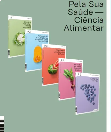 Imagem da Capa da coleção de livros «Pela Sua Saúde, Ciência Alimentar»