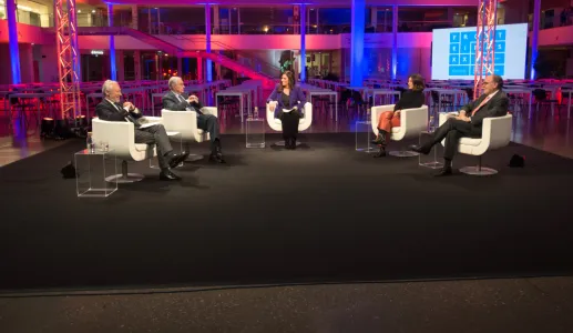 Imagem do debate Fronteiras XXI onde pára a ética na política