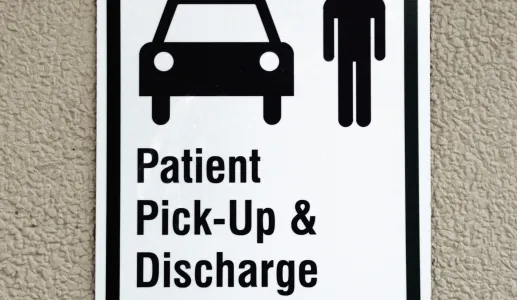 Patient pick-up & discharge only