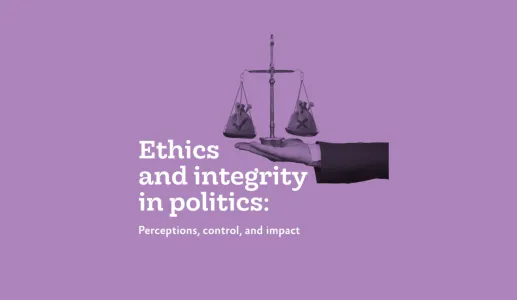Imagem do estudo «Ethics and integrity in politics: Perceptions, control, and impact»
