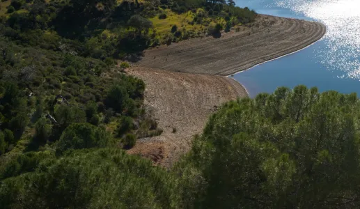 Imagem da Barragem de Odeleite