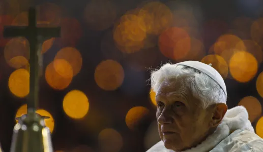 Imagem do Papa Bento XVI, o primeiro a renunciar ao Pontificado na época moderna. @EPA