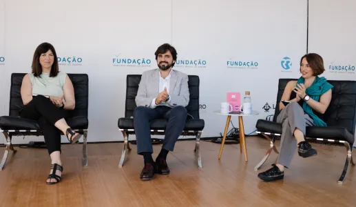 Imagem do debate «Como podemos dormir melhor?», na Feira do livro de Lisboa