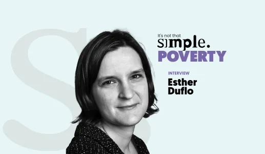 Imagem ilustrativa da entrevista «Pobreza não é assim tão simples», com Esther Duflo