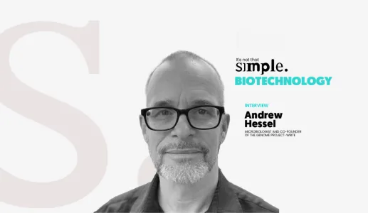 Imagem ilustrativa do programa «Biotecnologia não é assim tão simples», com Andrew Hessel