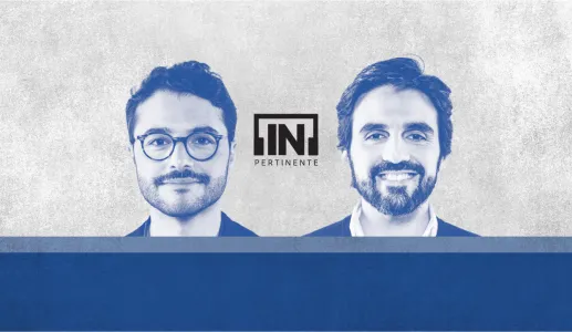 Imagem ilustrativa da dupla do [IN]Pertinente Ciência, composta por Rui Maria Pêgo e Gustavo Jesus