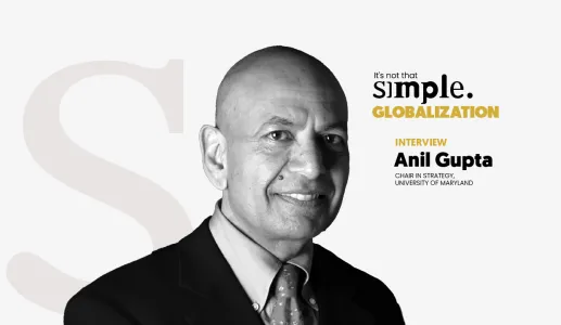 Imagem ilustrativa do programa «Globalização não é assim tão simples», com Anil Gupta