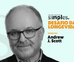 Imagem da entrevista Desafios da Longevidade com Andrew J. Scott