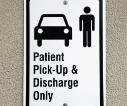 Patient pick-up & discharge only