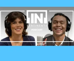 Imagem de Inês Lopes Gonçalves e Nuno Maulide, a nova dupla de ciência do [IN] Pertinente podcast