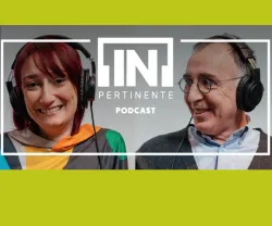 Imagem de Ana Markl e do sociólogo Pedro Góis, a nova dupla de sociedade do [IN]Pertinente podcast