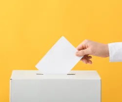 Imagem de uma urna de voto