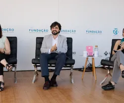 Imagem do debate «Como podemos dormir melhor?», na Feira do livro de Lisboa