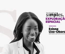 Imagem ilustrativa do programa «Exploração espacial não é assim tão simples», com Ezinne Uzo-Okoro